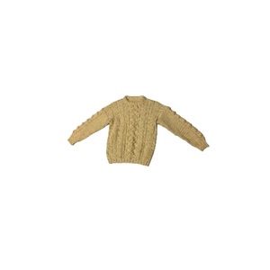 Vintage Cream Knit Ski Sweater - Women’s Size XS